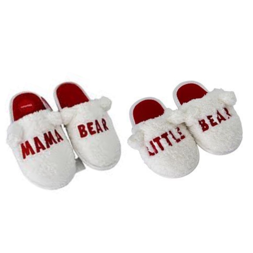 🐻 Mama Bear and Little Bear Slippers ✨